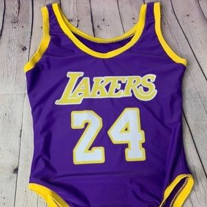 Lakers Kobe Bryant #24 One Piece Swimsuit or Bodysuit - SO cute!